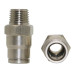 Brass ball valve  1/4" female with slip lock adapters for 3/8" tube(Code 0277-www.vikon.in)